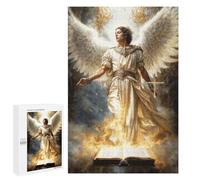 1000 PCS Rompecabezas para Adultos Archangel Uriel The Light of God Rompecabezas para Adultos Juego De Ingenio Pero Divertido Y Humorístico Actividades Divertidas En Casa, 1000 PCS