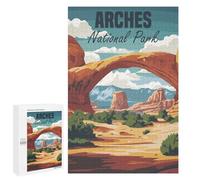 1000 PCS Rompecabezas para Adultos Arches National Park Rompecabezas para Adultos Juegos Divertidos Vacaciones En Casa Matar El Tiempo Regalos De Cumpleaños Y Únicos 1000 PCS