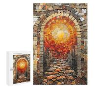 1000 PCS Rompecabezas para Adultos Archway to The Sun Mosaic Rompecabezas para Adultos Juegos Familiares Regalos para Mujeres Interacción Entre Padres E Hijos 1000 PCS