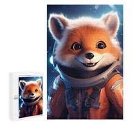 1000 PCS Rompecabezas para Adultos Astronaut Baby Red Fox Rompecabezas para Adultos Juego De Ingenio Pero Divertidos Y Regalos Humorísticos para Amigos Y Familiares 1000 PCS