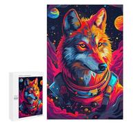 1000 PCS Rompecabezas para Adultos Astronaut Wolf Space Rompecabezas para Adultos Juguete Decoración De Pared Decoración del Hogar 1000 PCS