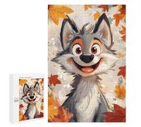 1000 PCS Rompecabezas para Adultos Autumn Wolf Art Rompecabezas para Adultos Juguetes Antiestrés Una Obra De Arte Difícil Y Desafiante 1000 PCS