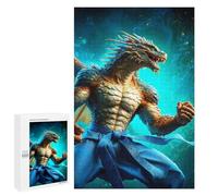 1000 PCS Rompecabezas para Adultos Azure Belted Dragon Juego Familiar De Rompecabezas Análisis Y Lógica Interacción Entre Padres E Hijos 1000 PCS