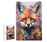 1000 PCS Rompecabezas para Adultos Banksy Fox Graffiti Art Rompecabezas para Adultos Juego De Ingenio Pero Divertidos Y Regalos Humorísticos para Amigos Y Familiares 1000 PCS