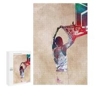 1000 PCS Rompecabezas para Adultos Basketball Sport Juego Familiar De Rompecabezas Análisis Y Lógica Interacción Entre Padres E Hijos 1000 PCS