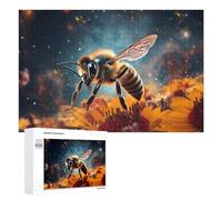 1000 PCS Rompecabezas para Adultos Bees in Space A Cosmic Pollinator Adventure Rompecabezas Juguetes Antiestrés Regalos para Mujeres Difíciles Y Desafiantes 1000 PCS
