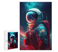 1000 PCS Rompecabezas para Adultos Beyond The Stars Astronaut Rompecabezas para Adultos Juegos De Relajación Carrera De Velocidad De Manos 1000 PCS