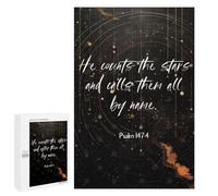 1000 PCS Rompecabezas para Adultos Bible Verse Rompecabezas para Adultos Juguete Decoración De Pared Mejora Los Recuerdos Regalos para Amigos Y Familiares 1000 PCS