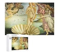 1000 PCS Rompecabezas para Adultos Birth of Venus Botticelli's Masterpiece Rompecabezas para Adultos Juegos De Relajación Regalo De Cumpleaños Cumpleaños Y Navidad 1000 PCS