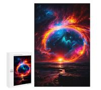 1000 PCS Rompecabezas para Adultos Black Hole on The Beach Rompecabezas para Adultos Juego De Ingenio Pero Divertidos Y Regalos Humorísticos para Amigos Y Familiares 1000 PCS