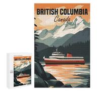1000 PCS Rompecabezas para Adultos British Columbia Rompecabezas para Adultos Juegos Familiares Regalos para Mujeres Interacción Entre Padres E Hijos 1000 PCS