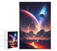 1000 PCS Rompecabezas para Adultos Celestial Bloom Landscape Rompecabezas para Adultos Juegos De Relajación Regalos para Mujeres Regalos De Cumpleaños 1000 PCS