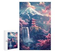 1000 PCS Rompecabezas para Adultos Cherry Blossom Japan Art Rompecabezas para Adultos Juguetes Antiestrés Una Obra De Arte Difícil Y Desafiante 1000 PCS