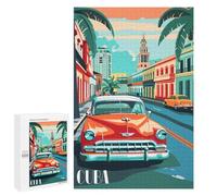 1000 PCS Rompecabezas para Adultos Classic Cuba Rompecabezas para Adultos Juegos Familiares Regalos para Mujeres Interacción Entre Padres E Hijos 1000 PCS