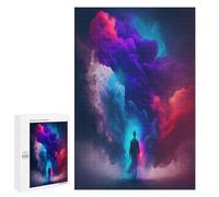 1000 PCS Rompecabezas para Adultos Colorful Clouds A Mystical Journey -1 Rompecabezas para Adultos Juegos Divertidos Alivia El Estrés Desafiante De Completar 1000 PCS