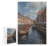 1000 PCS Rompecabezas para Adultos Copenhagen Charm Denmark Rompecabezas para Adultos Juguetes Antiestrés Una Obra De Arte Difícil Y Desafiante 1000 PCS