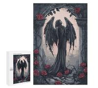 1000 PCS Rompecabezas para Adultos Dark Gothic Angel in Ruins Rompecabezas para Adultos Juguetes De Bricolaje Decoración del Hogar Difíciles Y Desafiantes 1000 PCS