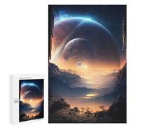 1000 PCS Rompecabezas para Adultos Dawn of Planet Landscape Rompecabezas para Adultos Juegos Divertidos Alivia El Estrés Desafiante De Completar 1000 PCS