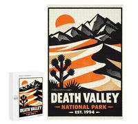 1000 PCS Rompecabezas para Adultos Death Valley National Park Poster Rompecabezas para Adultos Juegos Divertidos Corte De Precisión Regalos De Cumpleaños Y Únicos 1000 PCS