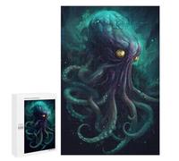 1000 PCS Rompecabezas para Adultos Deep Sea Octopus Fantasy Art Rompecabezas para Adultos Juegos Relajantes Corte De Precisión Cumpleaños Y Navidad 1000 PCS