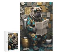 1000 PCS Rompecabezas para Adultos Dog Meme Kintsugi Rompecabezas para Adultos Juguete Decoración De Pared Decoración del Hogar 1000 PCS