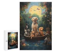1000 PCS Rompecabezas para Adultos Dogs in A Tropical Paradise Rompecabezas Juguetes Antiestrés Regalos para Mujeres Difíciles Y Desafiantes 1000 PCS