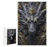 1000 PCS Rompecabezas para Adultos Dragon King Head Art Deco Rompecabezas para Adultos Juegos Familiares Corte De Precisión Cumpleaños Y Navidad 1000 PCS