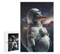 1000 PCS Rompecabezas para Adultos Duck in Space Suit-1 Rompecabezas para Adultos Juguete Decoración De Pared Mejora Los Recuerdos Regalos para Amigos Y Familiares 1000 PCS