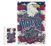 1000 PCS Rompecabezas para Adultos Eagle American Flag Rompecabezas para Adultos Juguete Decoración De Pared Mejora Los Recuerdos Regalos para Amigos Y Familiares 1000 PCS
