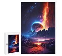 1000 PCS Rompecabezas para Adultos Edge of Galaxy Landscape Rompecabezas para Adultos Juguete Decoración De Pared Mejora Los Recuerdos Regalos para Amigos Y Familiares 1000 PCS