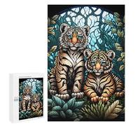 1000 PCS Rompecabezas para Adultos Enchanted Kingdom Tiger Rompecabezas para Adultos Juegos Divertidos Alivia El Estrés Desafiante De Completar 1000 PCS