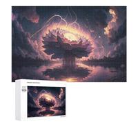1000 PCS Rompecabezas para Adultos Enchanted Lotus Pond Rompecabezas para Adultos Juguete Decoración De Pared Decoración 1000 PCS