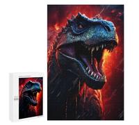 1000 PCS Rompecabezas para Adultos Epic Dinosaur T Rex Rompecabezas para Adultos Juegos Divertidos Alivia El Estrés Desafiante De Completar 1000 PCS