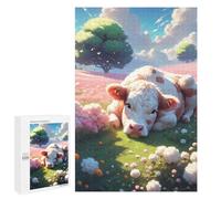 1000 PCS Rompecabezas para Adultos Fantasy Cotton Cow Cartoon Rompecabezas para Adultos Juguetes Antiestrés Una Obra De Arte Difícil Y Desafiante 1000 PCS
