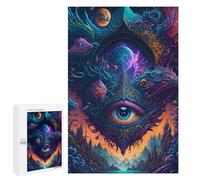 1000 PCS Rompecabezas para Adultos Fantasy Eye Mystic Portal Rompecabezas Juguetes Antiestrés Regalos para Mujeres Difíciles Y Desafiantes 1000 PCS