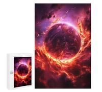 1000 PCS Rompecabezas para Adultos Fire Planet Rompecabezas para Adultos Juegos De Relajación Regalos para Mujeres Regalos De Cumpleaños 1000 PCS