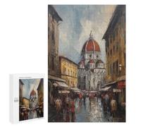 1000 PCS Rompecabezas para Adultos Florence City of Art Italy Rompecabezas para Adultos Juguete Decoración De Pared Mejora Los Recuerdos Regalos para Amigos Y Familiares 1000 PCS
