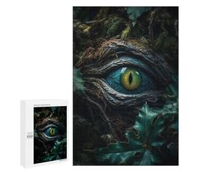1000 PCS Rompecabezas para Adultos Forest Dragons Emerald Eye Rompecabezas para Adultos Juegos Divertidos Alivia El Estrés Desafiante De Completar 1000 PCS