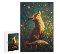 1000 PCS Rompecabezas para Adultos Fox and The Star Lights Rompecabezas para Adultos Juegos Relajantes Corte De Precisión Cumpleaños Y Navidad 1000 PCS