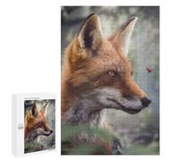 1000 PCS Rompecabezas para Adultos Fox Watching A Ladybug Rompecabezas para Adultos Juegos Divertidos Alivia El Estrés Desafiante De Completar 1000 PCS