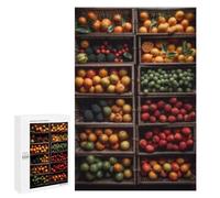1000 PCS Rompecabezas para Adultos Fresh Fruits Basket Set Rompecabezas para Adolescentes Regalo De Cumpleaños Ayuda A Ejercitar El Cerebro Juego Desafiante Regalos 1000 PCS
