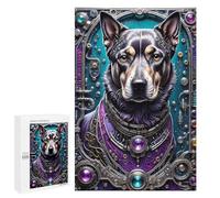 1000 PCS Rompecabezas para Adultos Futuristic Steampunk Dog Rompecabezas para Adultos Juguetes Antiestrés Una Obra De Arte Difícil Y Desafiante 1000 PCS