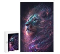 1000 PCS Rompecabezas para Adultos Galaxy Lion Animal Rompecabezas para Adultos Juegos Relajantes Corte De Precisión Cumpleaños Y Navidad 1000 PCS