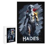 1000 PCS Rompecabezas para Adultos Hades Greek God Art Muscular Rompecabezas para Adultos Juegos Divertidos Vacaciones En Casa Matar El Tiempo Regalos De Cumpleaños Y Únicos 1000 PCS