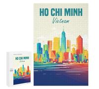 1000 PCS Rompecabezas para Adultos Ho Chi Minh Vietnam Rompecabezas para Adultos Juego De Ingenio Pero Divertido Y Humorístico Actividades Divertidas En Casa, 1000 PCS