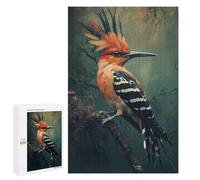 1000 PCS Rompecabezas para Adultos Hoopoe Bird on Branch Rompecabezas para Adultos Juguetes Antiestrés Una Obra De Arte Difícil Y Desafiante 1000 PCS