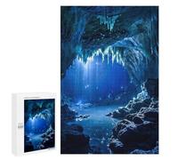 1000 PCS Rompecabezas para Adultos Icicles in A Cave Rompecabezas para Adultos Juegos Divertidos Alivia El Estrés Desafiante De Completar 1000 PCS