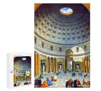 1000 PCS Rompecabezas para Adultos Interior of The Pantheon Rompecabezas para Adultos Juguete Decoración De Pared Mejora Los Recuerdos Regalos para Amigos Y Familiares 1000 PCS