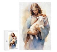 1000 PCS Rompecabezas para Adultos Jesus Christ - The Good Shepherd Juego Familiar De Rompecabezas Análisis Y Lógica Interacción Entre Padres E Hijos 1000 PCS