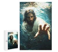 1000 PCS Rompecabezas para Adultos Jesus Help You Juego Familiar De Rompecabezas Análisis Y Lógica Interacción Entre Padres E Hijos 1000 PCS